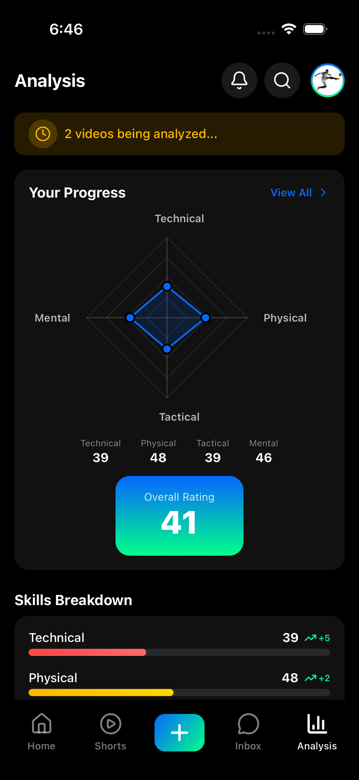 Scout Me Pro app screenshot 4 showing football scouting features
